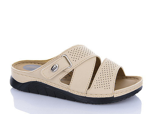 Шлепанцы Sali One 554 бежевий в магазине Фонтан Обуви