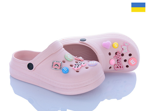 Кроксы Golden Lion 312-4 барбі пудра в магазине Фонтан Обуви
