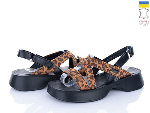 Viscala2 23938LP-176 шк.чор-велюр-лео в магазине Фонтан Обуви