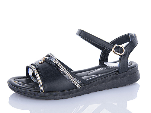 Босоножки Mainelin T33 black в магазине Фонтан Обуви