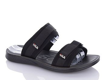 Шлепанцы No Brand 1 black в магазине Фонтан Обуви