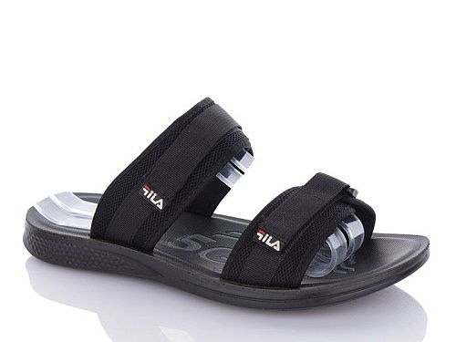 Шлепанцы No Brand 1 black в магазине Фонтан Обуви