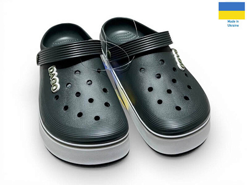 Кроксы Rai Shoes 419 хакі в магазине Фонтан Обуви