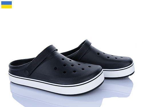 Кроксы Roks 523 чорний в магазине Фонтан Обуви