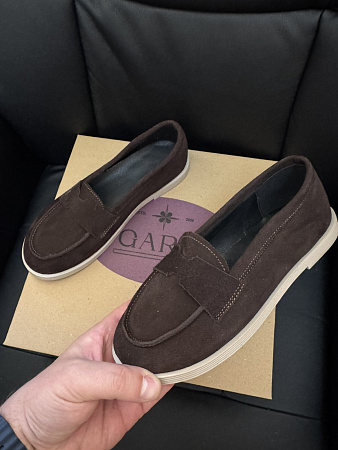 Туфли 414 корич замш в магазине Фонтан Обуви