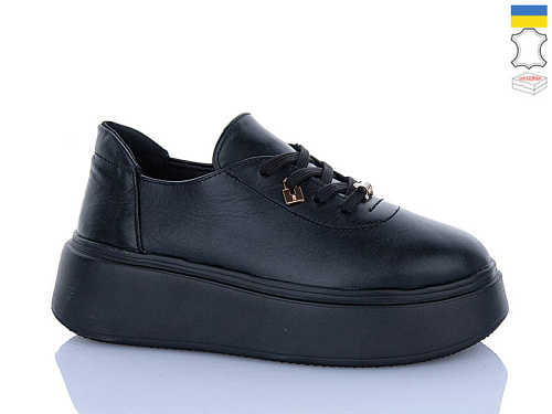 Кроссовки Garti 11 чорний шк. в магазине Фонтан Обуви