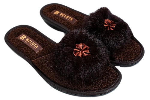 Тапочки Белста 175 069 С-7 КОРИЧН в магазине Фонтан Обуви