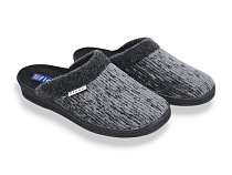 Тапочки Rai Shoes 74735708 сірий в магазине Фонтан Обуви