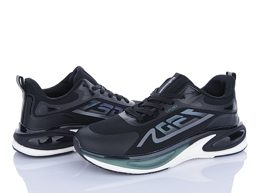 Кроссовки Lion-Lu A730-2 чорний-сірий в магазине Фонтан Обуви