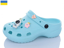 Кроксы Luckline 5139-385 Джибітси асорті в магазине Фонтан Обуви