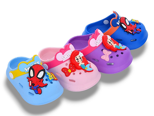 Кроксы Babyshop 2268-27 mix в магазине Фонтан Обуви