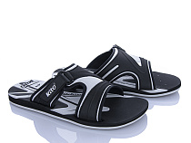 Шлепанцы Obuv Ok 14-14 (98987) black-grey в магазине Фонтан Обуви