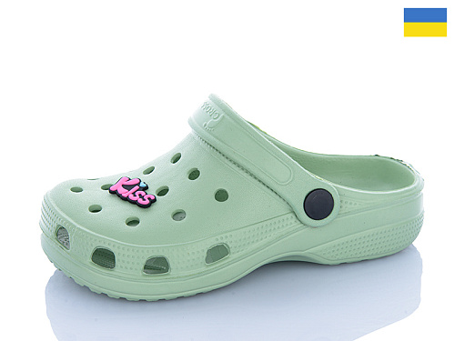 Кроксы Inblu 017 олива в магазине Фонтан Обуви