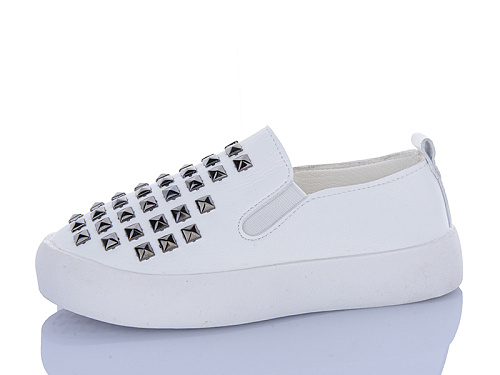 Слипоны Super Gear A02-729 white в магазине Фонтан Обуви