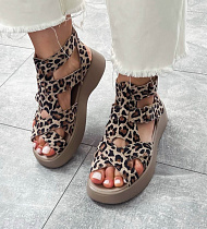 Босоножки Arto 175 беж-леопард в магазине Фонтан Обуви