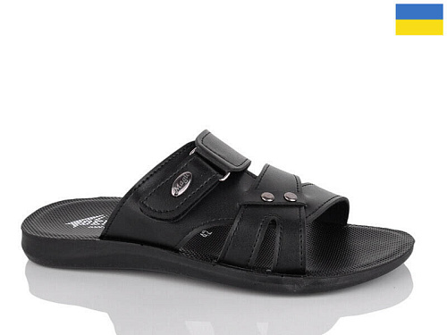 Шлепанцы Gurkem MK2026-2401 чорний в магазине Фонтан Обуви