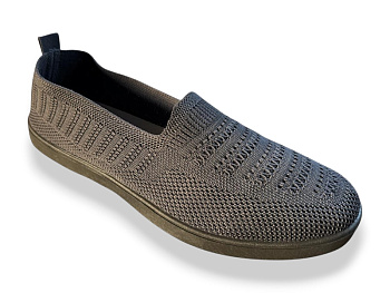 Слипоны Rai Shoes F05-009 сірий в магазине Фонтан Обуви