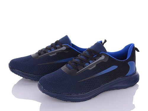 Кроссовки No Brand 2580-12 d.blue-back в магазине Фонтан Обуви