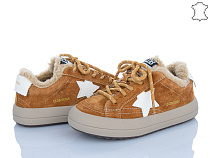Кеды Clibee A26716 brown в магазине Фонтан Обуви
