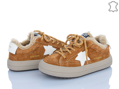 Кеды Clibee A26716 brown в магазине Фонтан Обуви