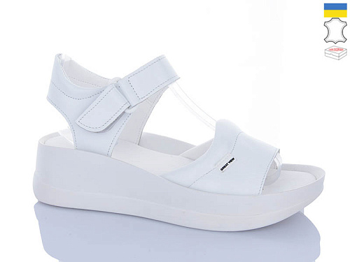 Босоножки Sali 261 білий біл-п. в магазине Фонтан Обуви