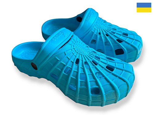 Кроксы Rai Shoes SV16 бірюзоаий в магазине Фонтан Обуви