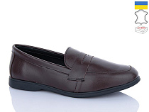 Туфли Sali B2 коричневий к чор-п. в магазине Фонтан Обуви