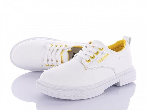 Туфли Violeta 169-13 white-yellow в магазине Фонтан Обуви