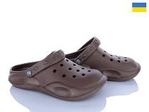 Кроксы Vladimir DS Сабо 10 т.коричневий в магазине Фонтан Обуви