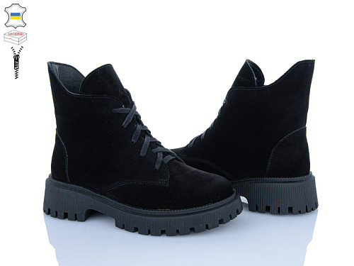 Ботинки Viscala 27216VL чорний в магазине Фонтан Обуви