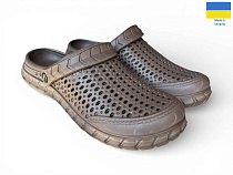 Кроксы Rai Shoes С62 шоколадний в магазине Фонтан Обуви