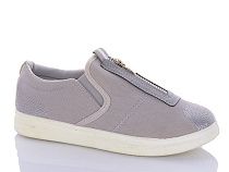 Слипоны Jibukang A880-2 grey в магазине Фонтан Обуви