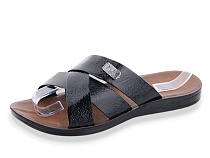 Шлепанцы Jumay SP лак чорний в магазине Фонтан Обуви