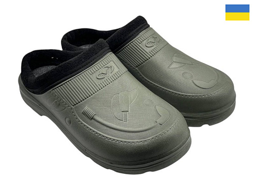 Сабо Rai Shoes BM33 хакі в магазине Фонтан Обуви