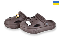 Кроксы Rai Shoes 3001 коричневий в магазине Фонтан Обуви