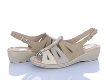 Босоножки Chunsen B219D beige батал в магазине Фонтан Обуви