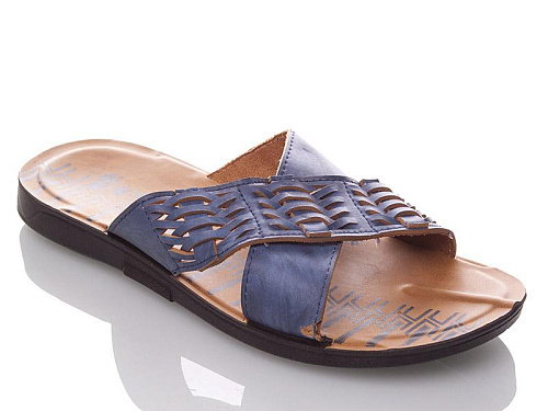 Шлепанцы Gurkem MKD30 blue в магазине Фонтан Обуви