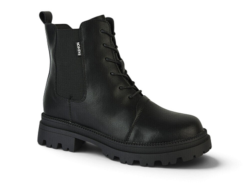 Ботинки Okshoes 206 black в магазине Фонтан Обуви
