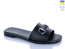 Шлепанцы Garti 06 чорний шк. в магазине Фонтан Обуви