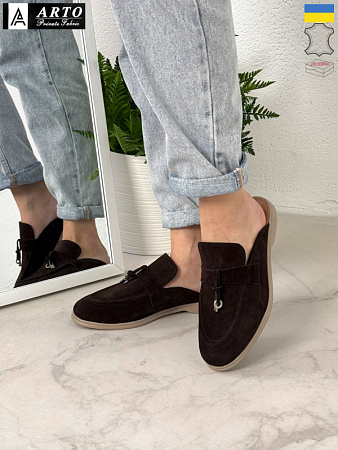 Шлепанцы Arto 265 корич-з в магазине Фонтан Обуви