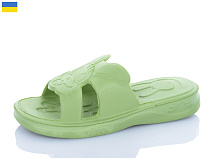 Шлепанцы Sanlin2 Зайчик т.зелений в магазине Фонтан Обуви