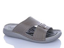 Шлепанцы Oskar 01-36 сірий в магазине Фонтан Обуви