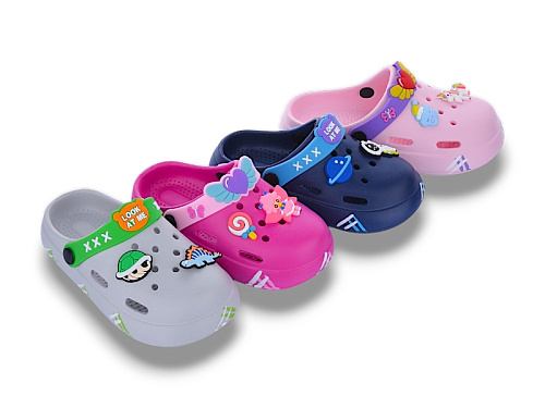 Кроксы Babyshop 295-6 mix в магазине Фонтан Обуви