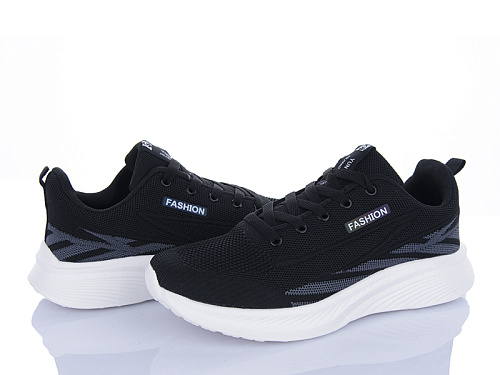 Кроссовки Lion-Lu 2408 чорний-білий в магазине Фонтан Обуви