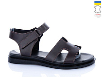 Босоножки Sali 514 коричневий к чор-п. в магазине Фонтан Обуви