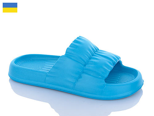 Шлепанцы Inblu Ірис бірюзовий в магазине Фонтан Обуви