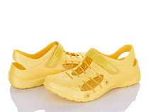 Кроксы No Brand N05-91 yellow в магазине Фонтан Обуви