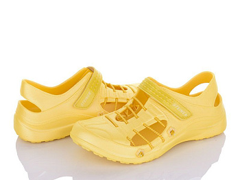 Кроксы Viktoria N05-91 yellow в магазине Фонтан Обуви