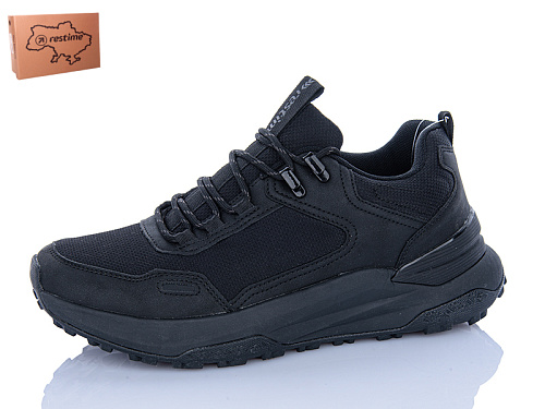 Кроссовки Restime AMO26870 black в магазине Фонтан Обуви