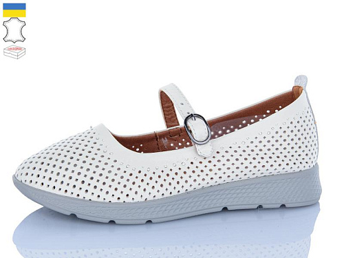 Туфли Sali 004-39 бежевий сір-п. в магазине Фонтан Обуви